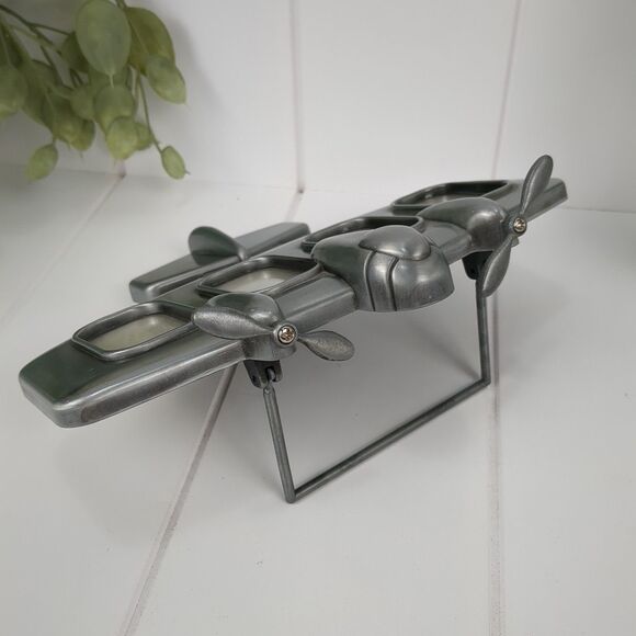 Airplane Picture Frame Metal by Malden Unique Pilot Gift Photo Aviation Decor - Picture 2 of 9